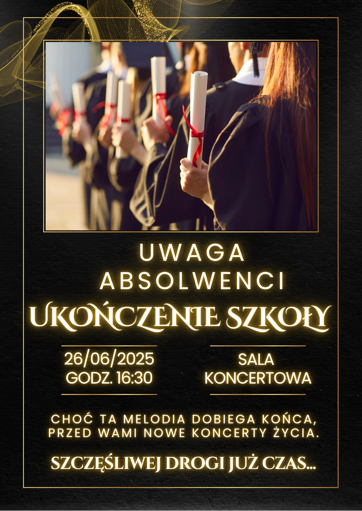Pożegnanie absolwentów