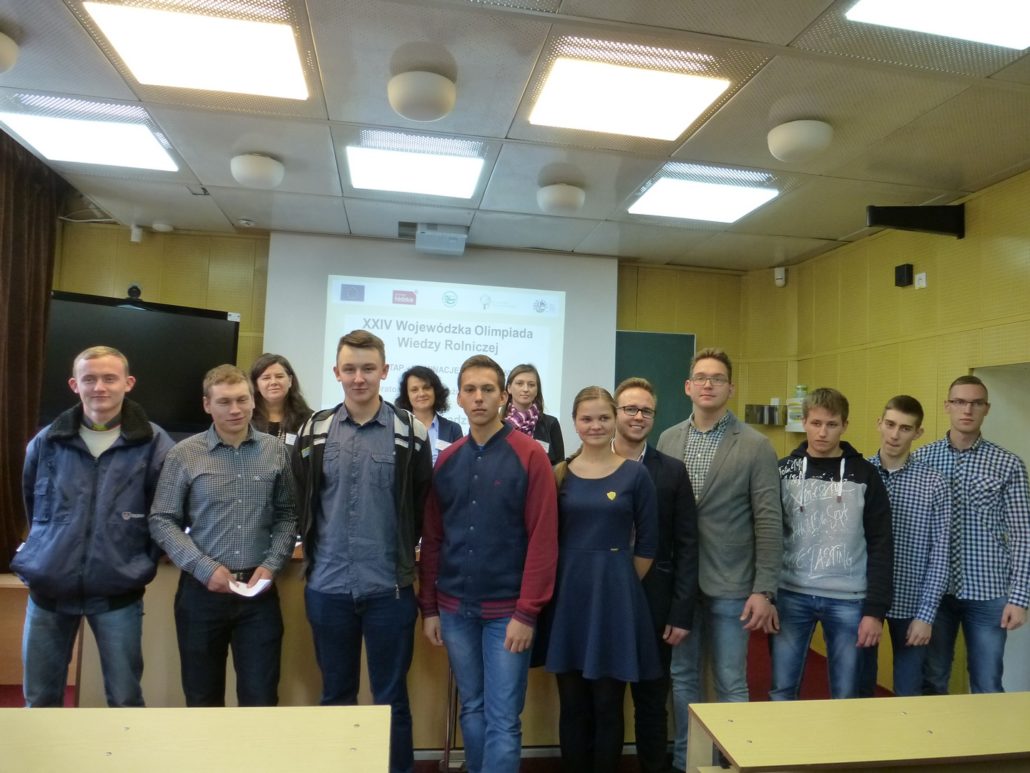 TOMASZ KACPRZAK FINALISTĄ WOJEWÓDZKIEJ OLIMPIADY WIEDZY ROLNICZEJ