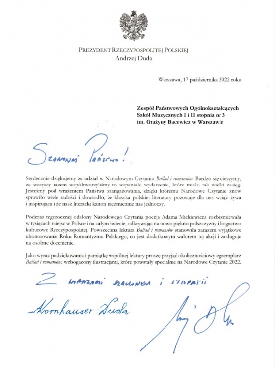 Narodowe Czytanie 2022