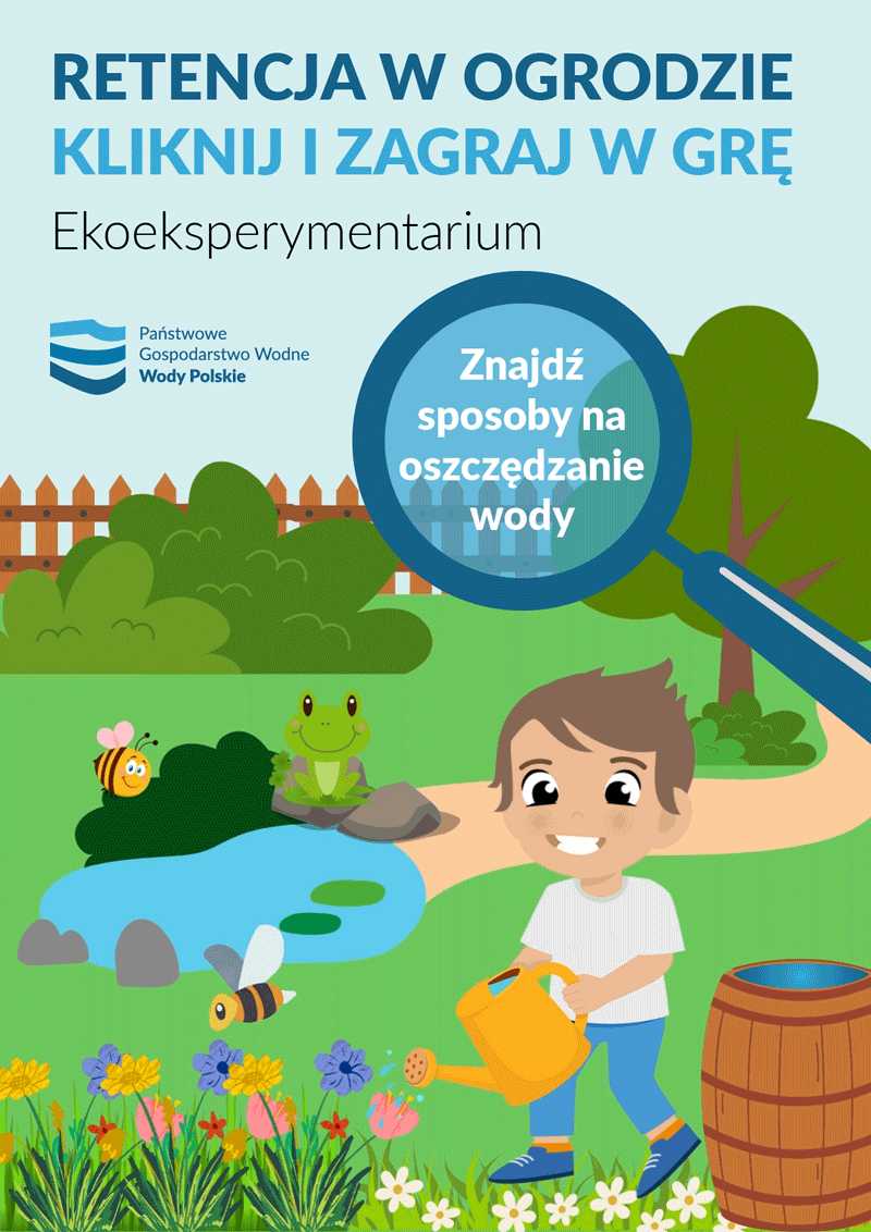 Gra edukacyjna - Retencja w ogrodzie