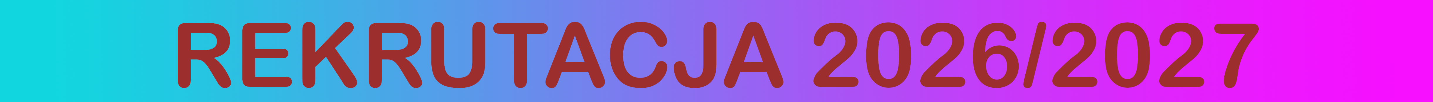 Rekrutacja 2026-2027