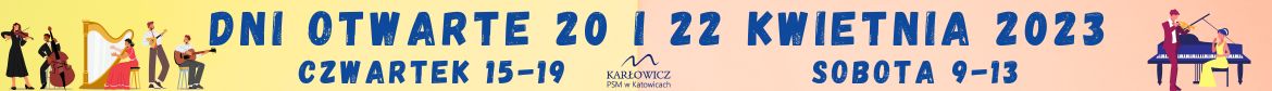 Dni otwarte 20 czwartek 15-19 i 22 kwietnia 2023 sobota 9-13 