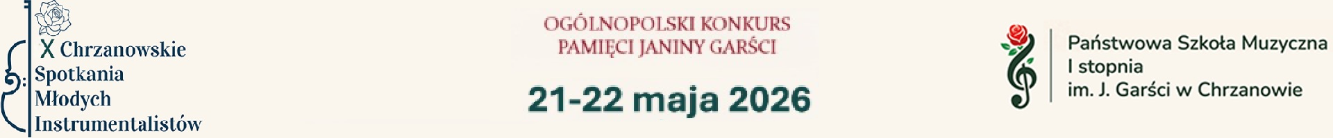 X Wiosenne Muzykowanie - baner