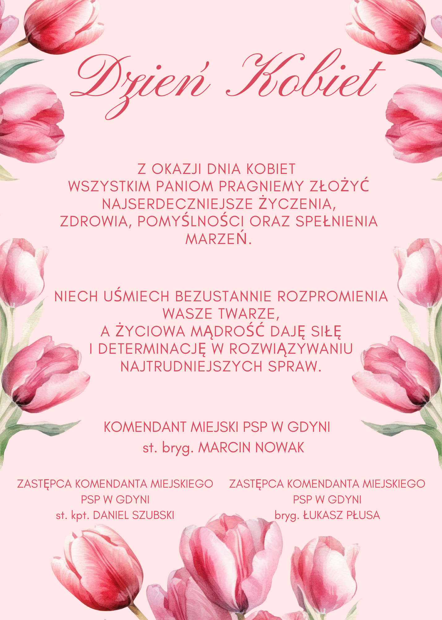 Życzenia z okazji Dnia Kobiet