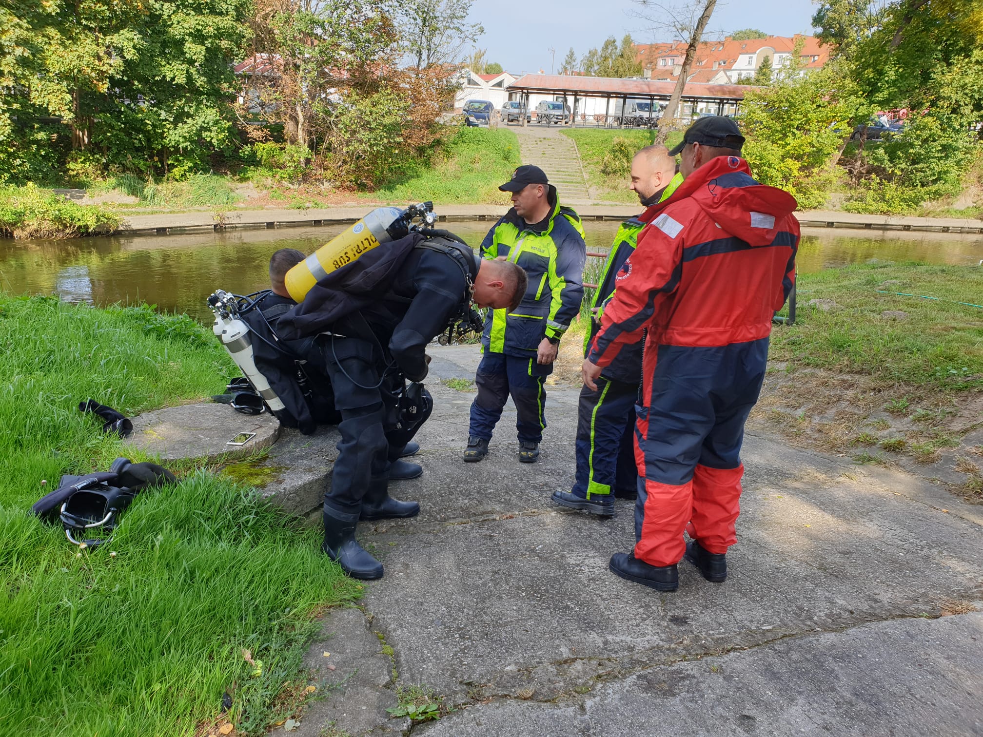 Strażacy ćwiczyli na wodzie