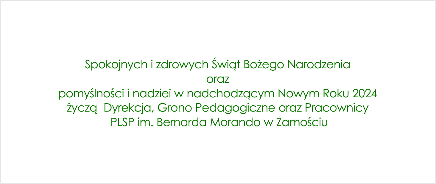 Życzenia Świąteczne
