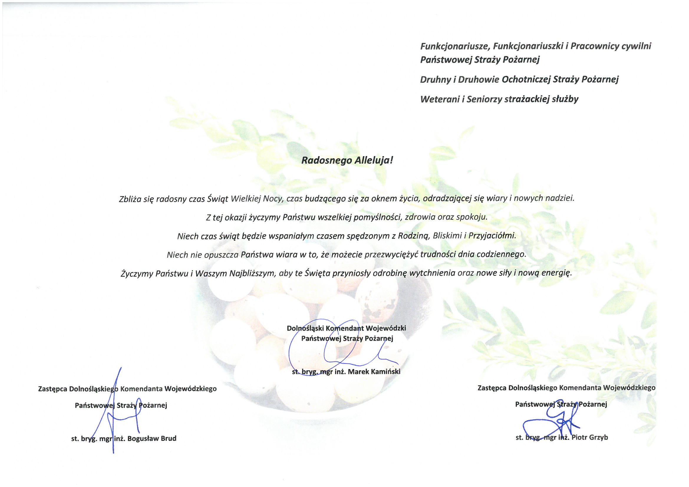 Zyczenia wielkanocne