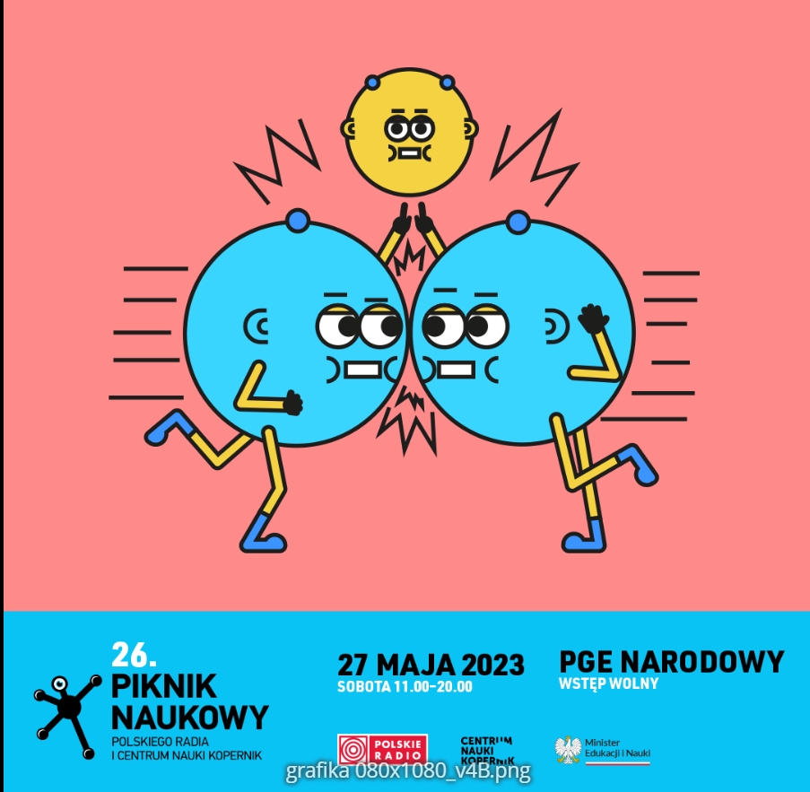plakat reklamujący 26 Piknik Naukowy