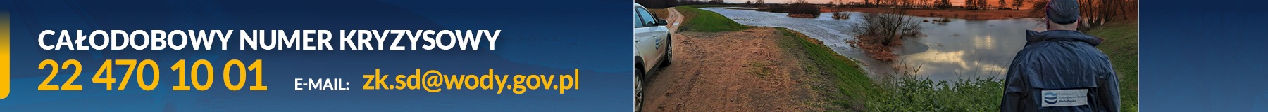 Całodobowy numer dyżurny. Numer telefonu: 224701001