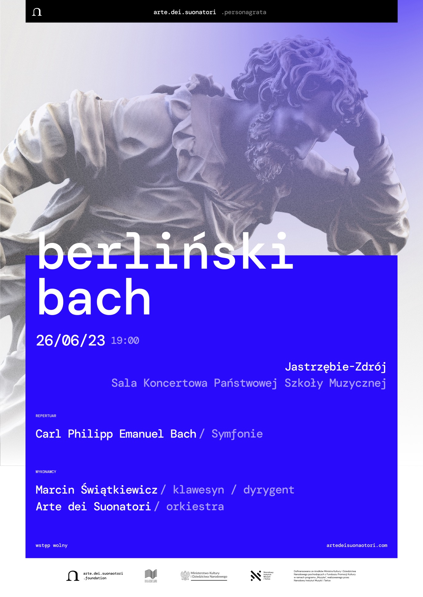 Plakat na Berliński Bach