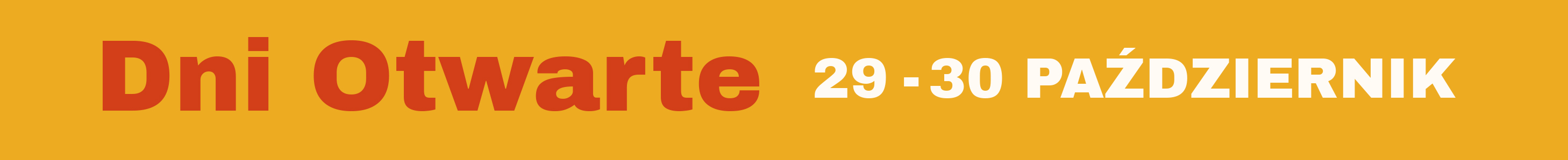 29 i 30 października Dni Otwarte