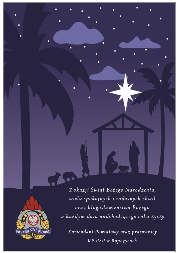 Życzenia KP PSP w Ropczycach