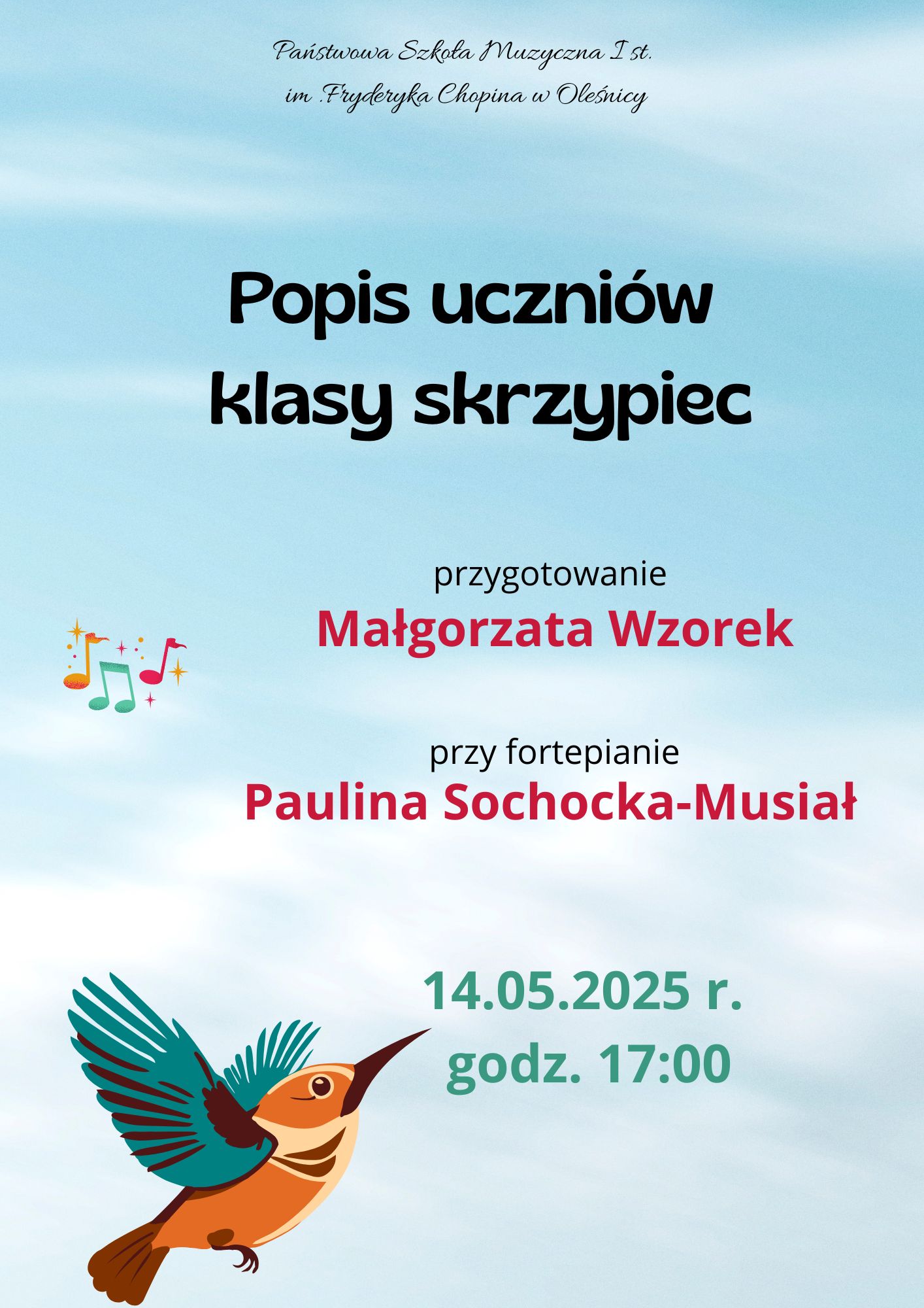 popis klasy skrzypiec