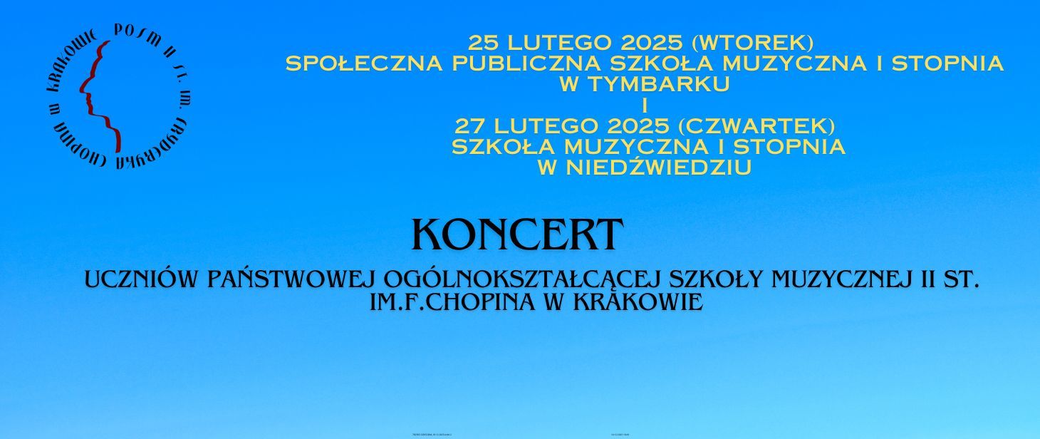 Koncerty w Tymbarku i Niedźwiedziu