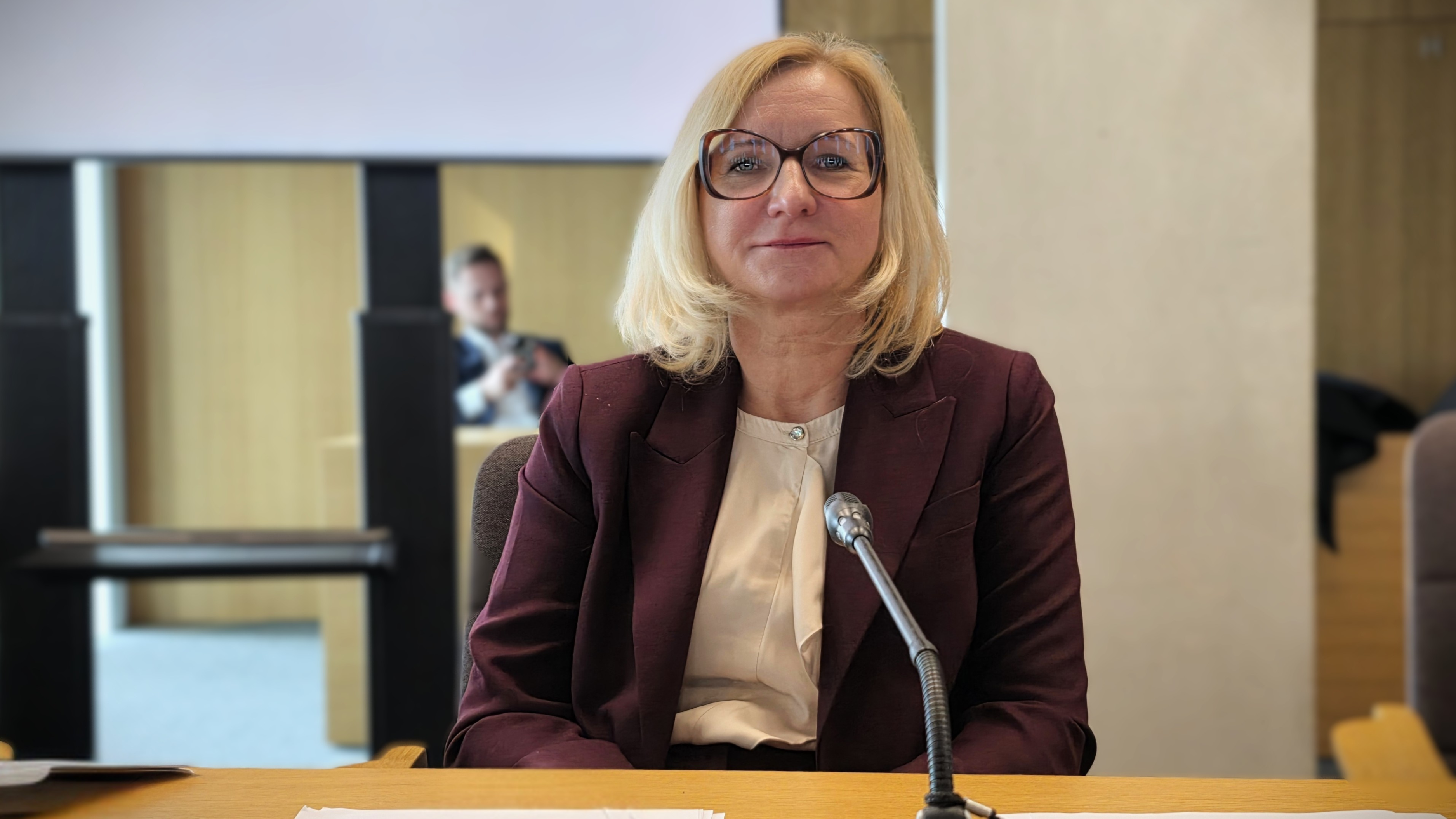 Przewodnicząca KRRiT podczas posiedzenia Komisji Kultury 