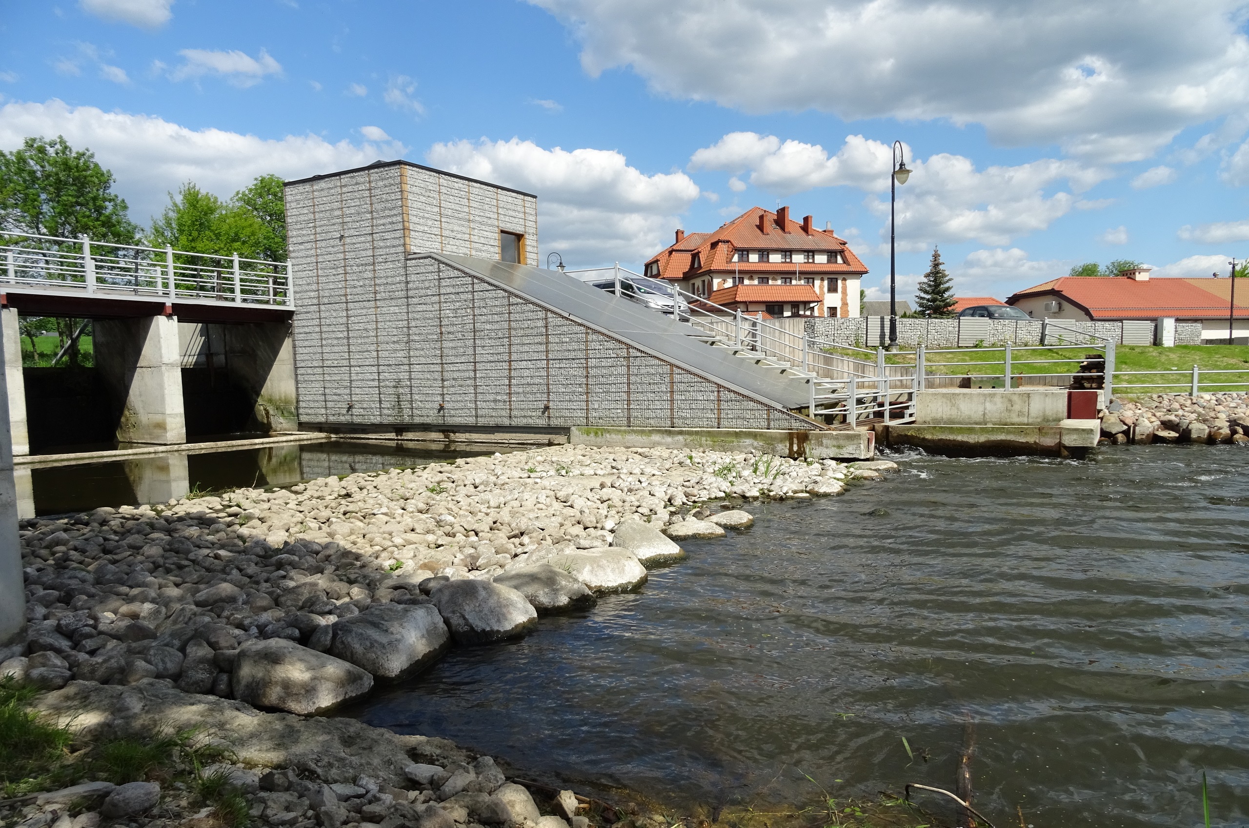 Aktywna przepławka w m. Smrock-Dwór na rzece Orzyc