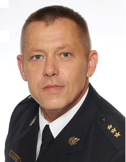 Z-ca dowódcy Jednostki Ratowniczo – Gaśniczej kpt. mgr Andrzej Kaliszak