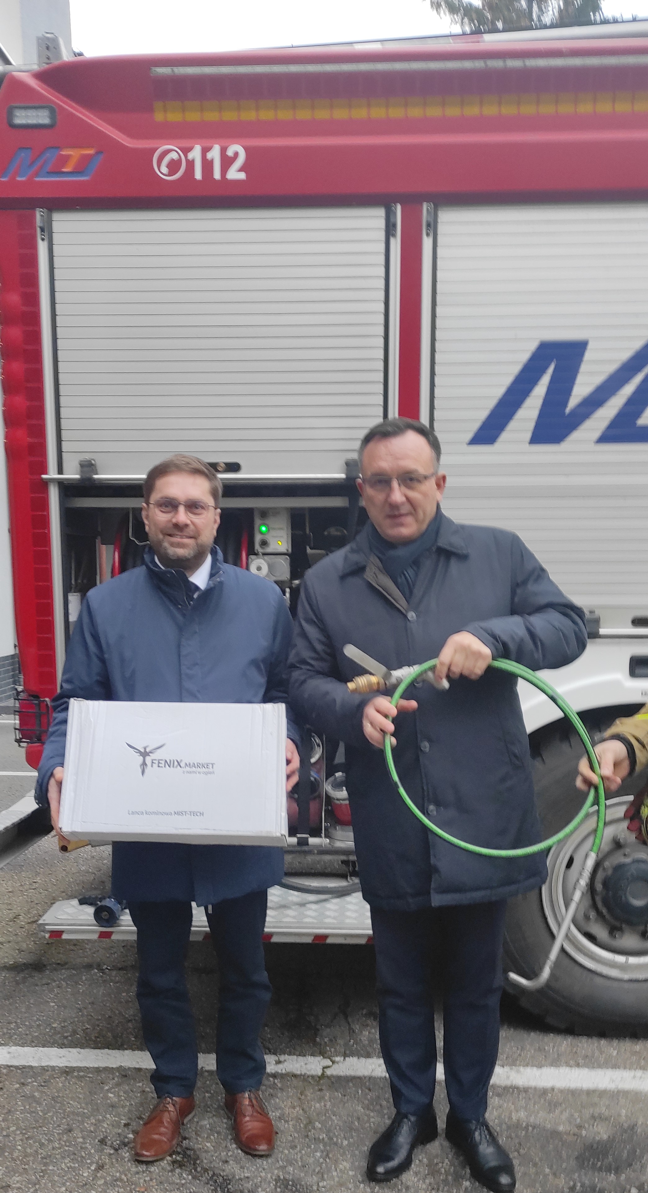 Prezent dla strażaków – lanca gaśnicza