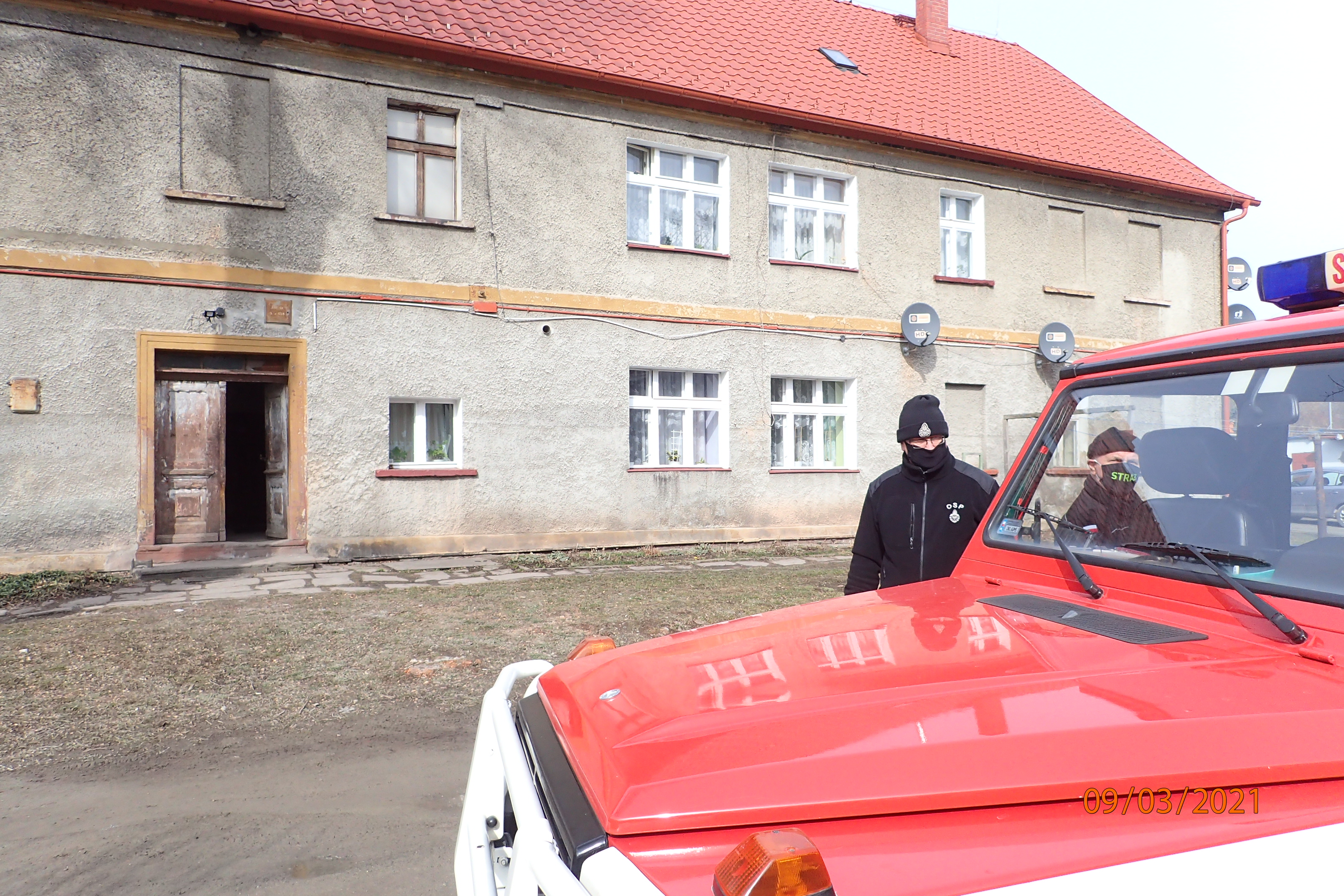 Zakupy dla osoby objętej kwarantanną w dniu 9 marca 2021 r. OSP Nowa Ruda