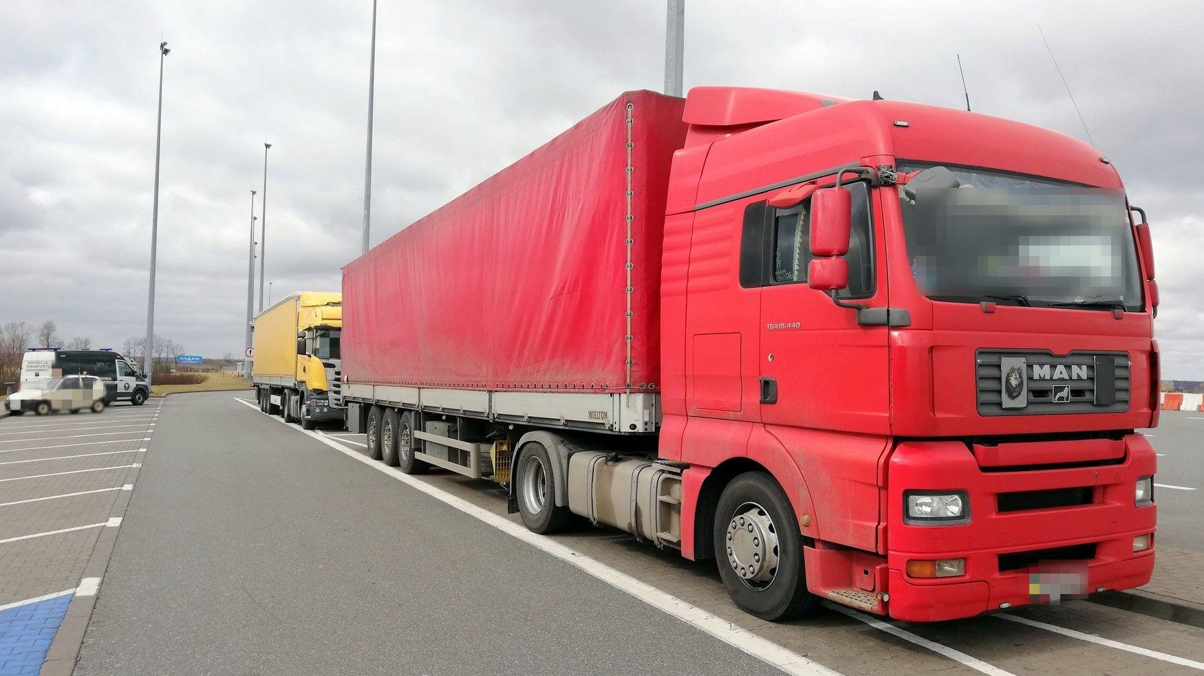 Zagraniczne ciężarówki zatrzymał patrol wielkopolskiej ITD.