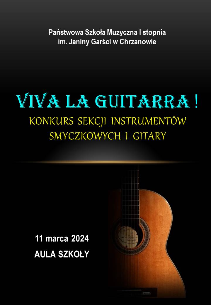 Afisz Viva la Guitarra
