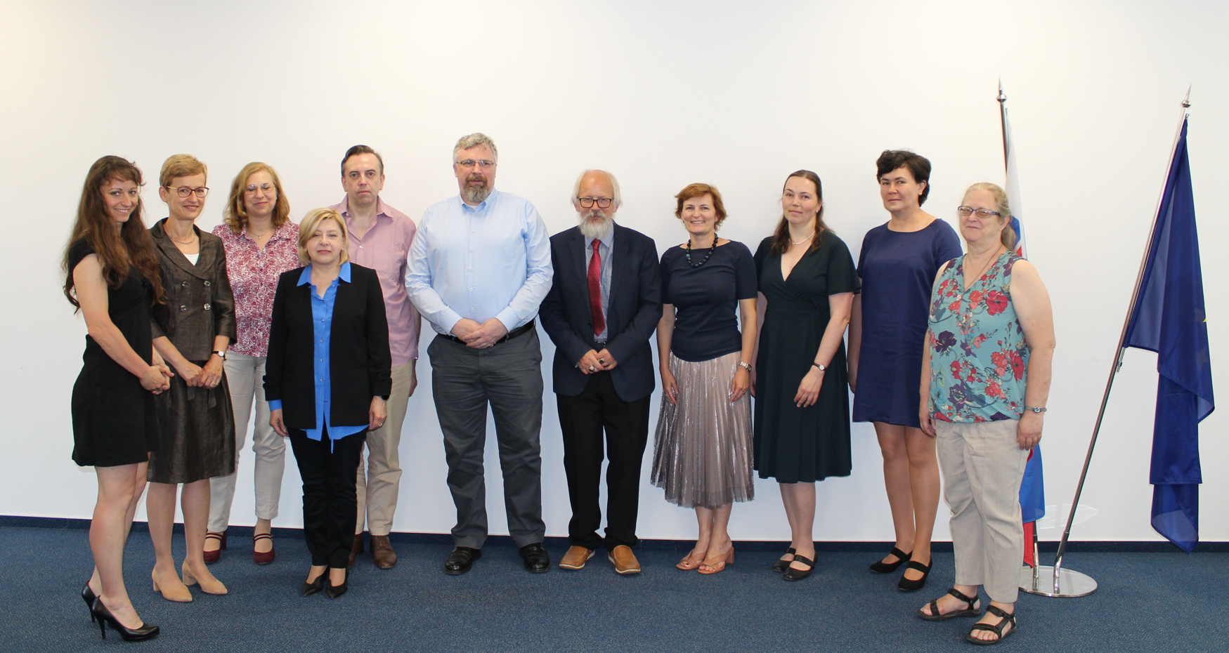 Uczestnicy spotkania (w formie stacjonarnej) komisji nazewniczych z Czech, Polski i Słowacji