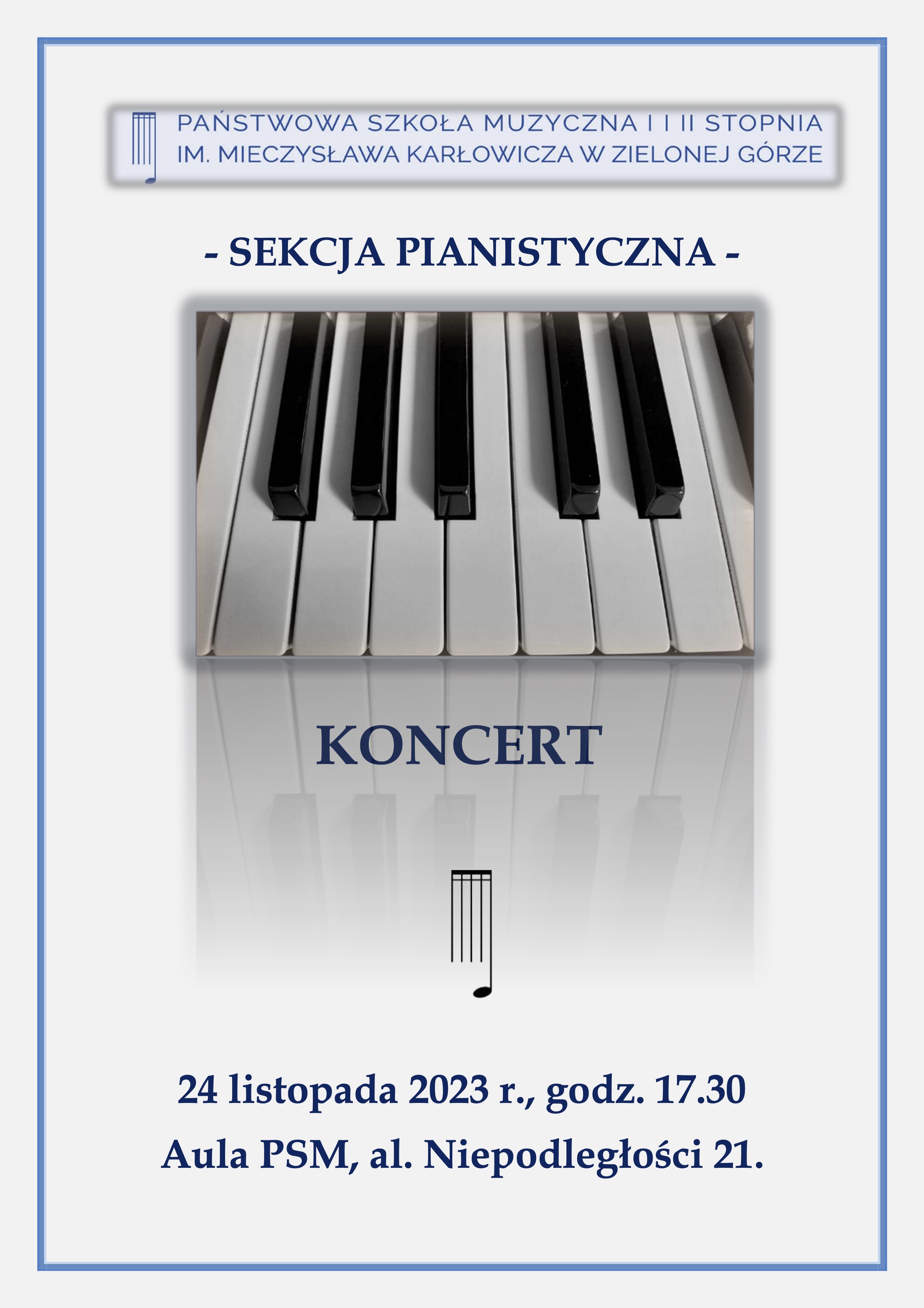 Koncert Sekcji Pianistycznej