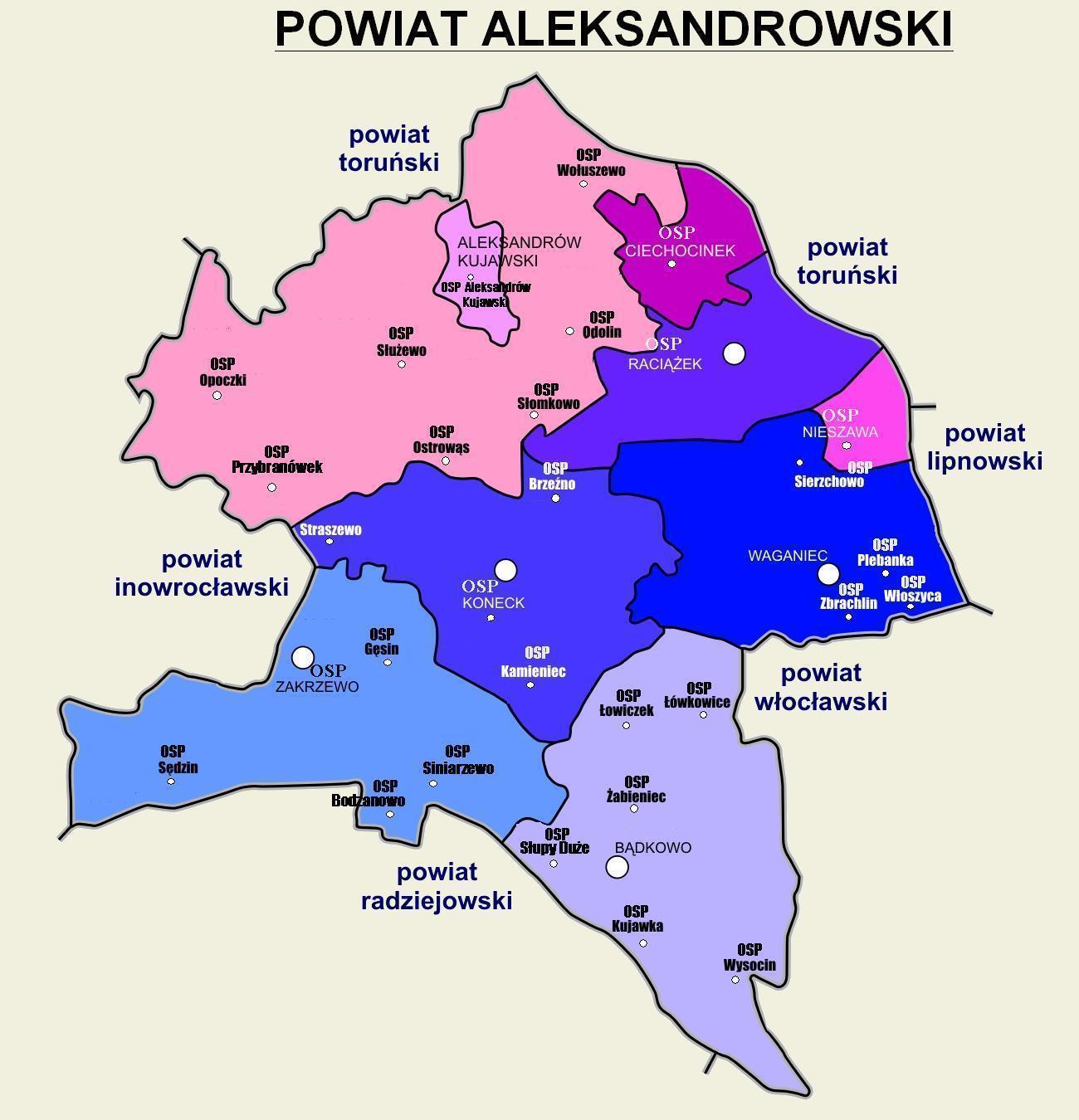 Mapa powiatu 