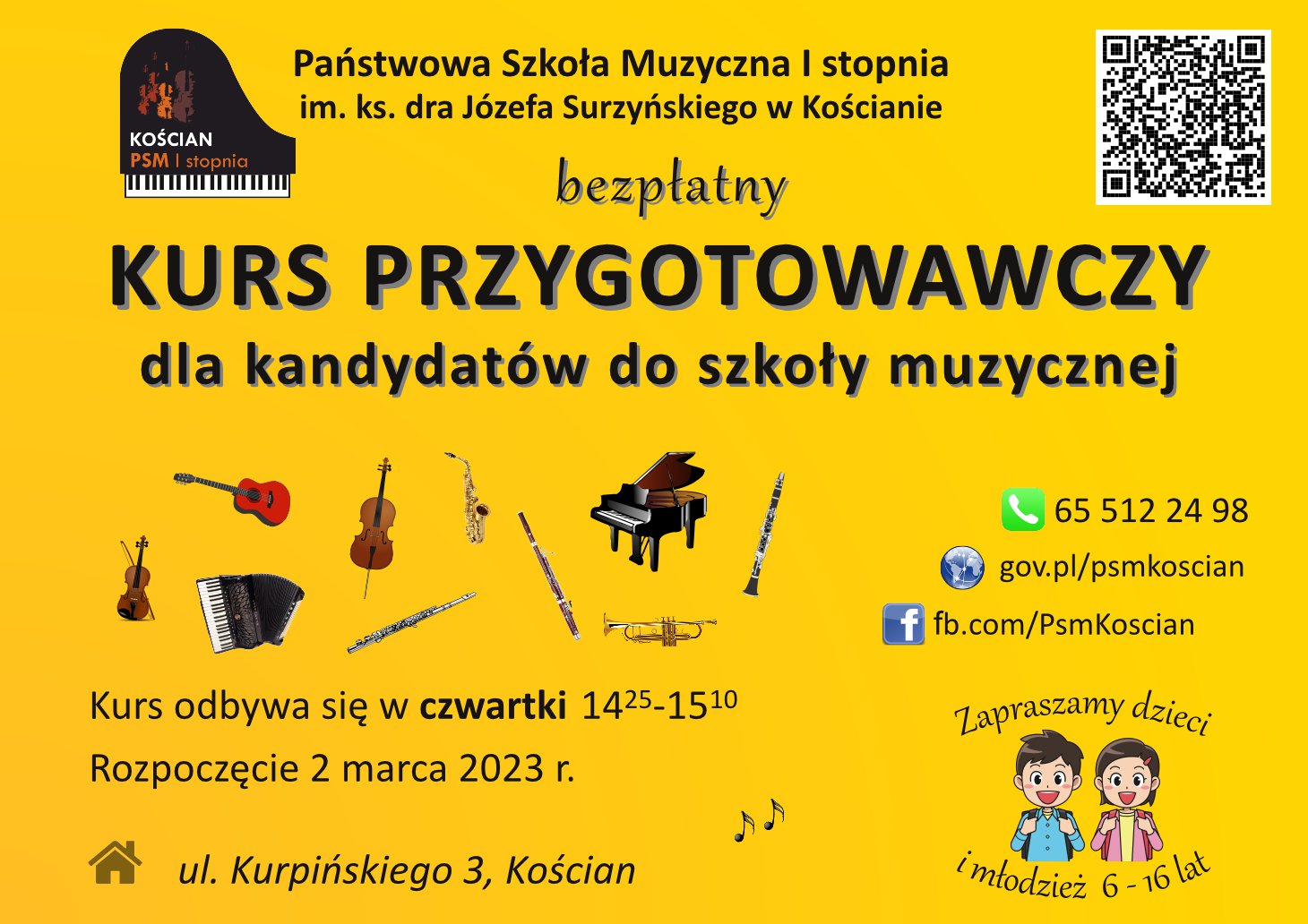 plakat - Kurs przygotowawczy