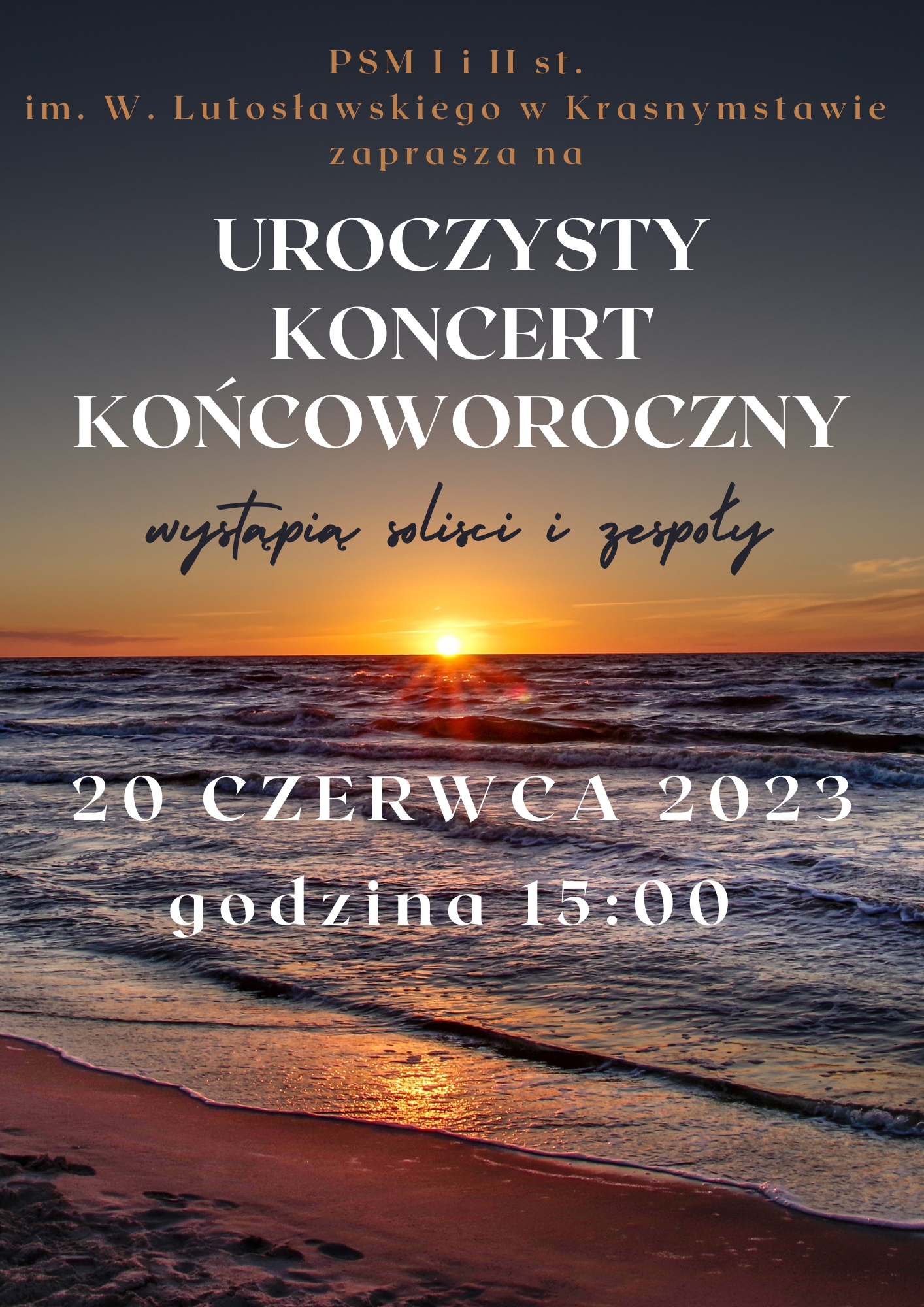 Uroczysty koncert końcoworoczny