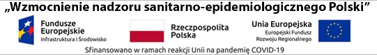 Banner wzmocnienie rozwoju sanitarno-epidemiologicznego Polski