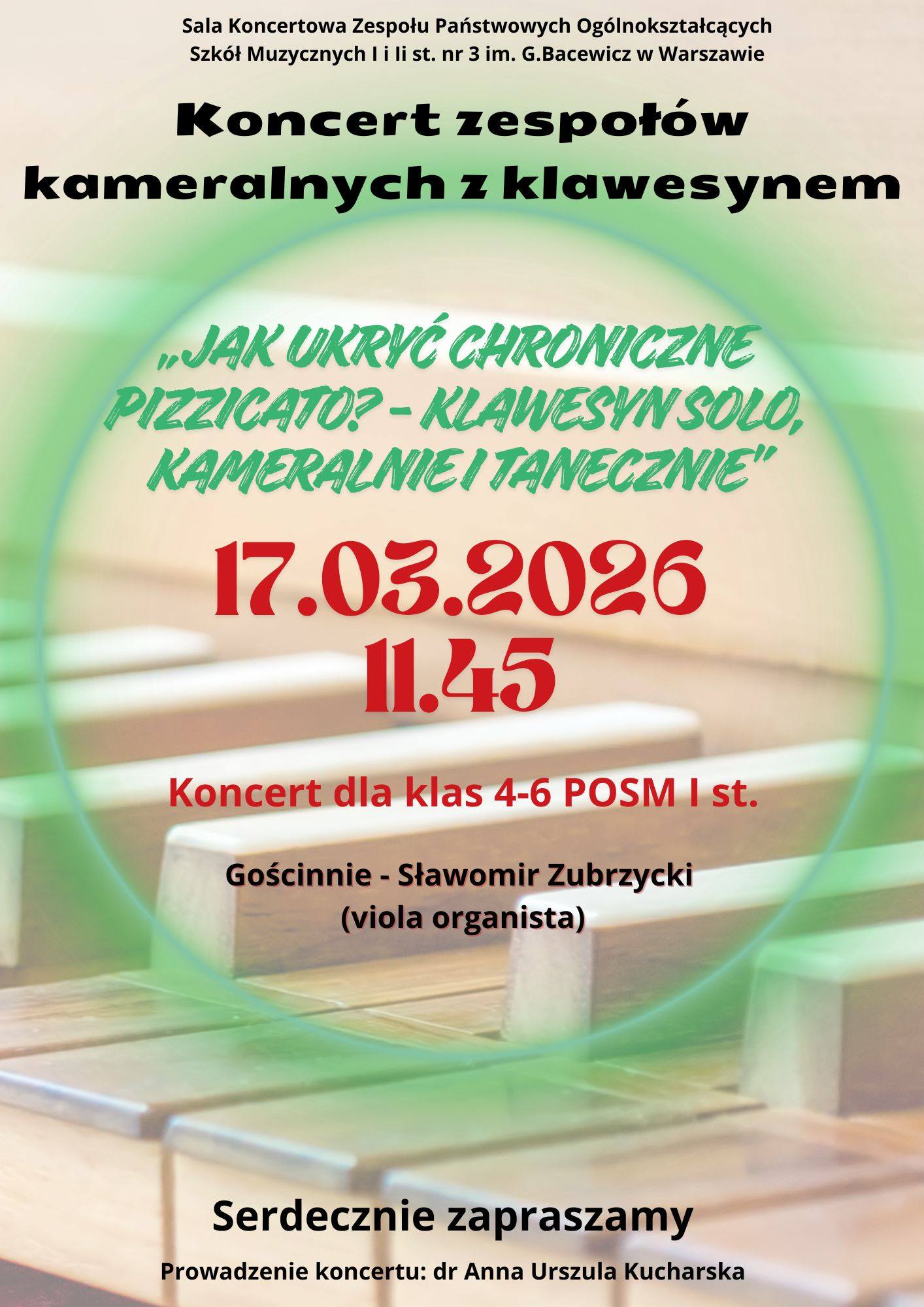 Finał „Tajemnic Klawiatury” z Violą Organista – wyjątkowe spotkanie z muzyką dawną