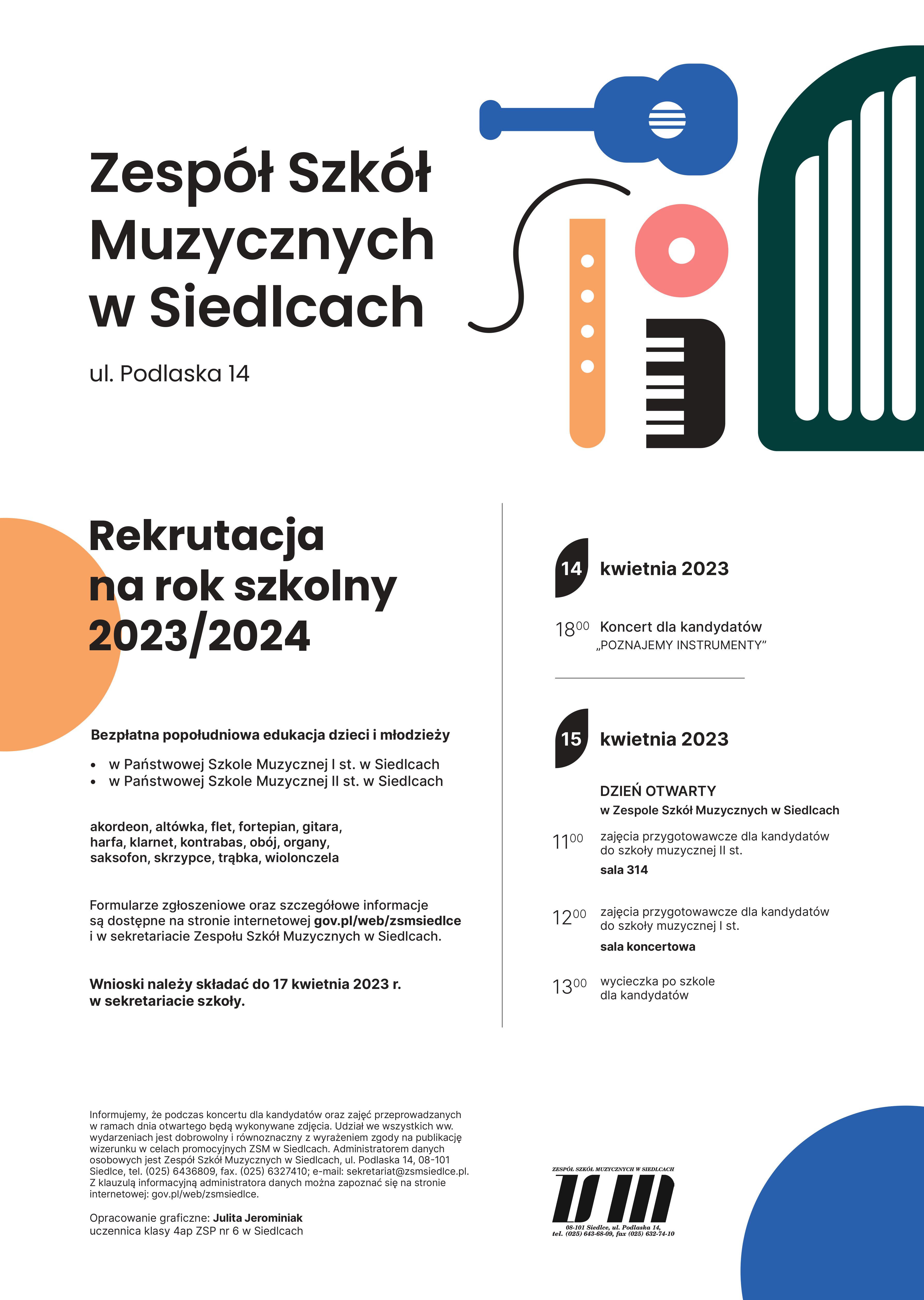 Rekrutacja do szkoły 2023/2024