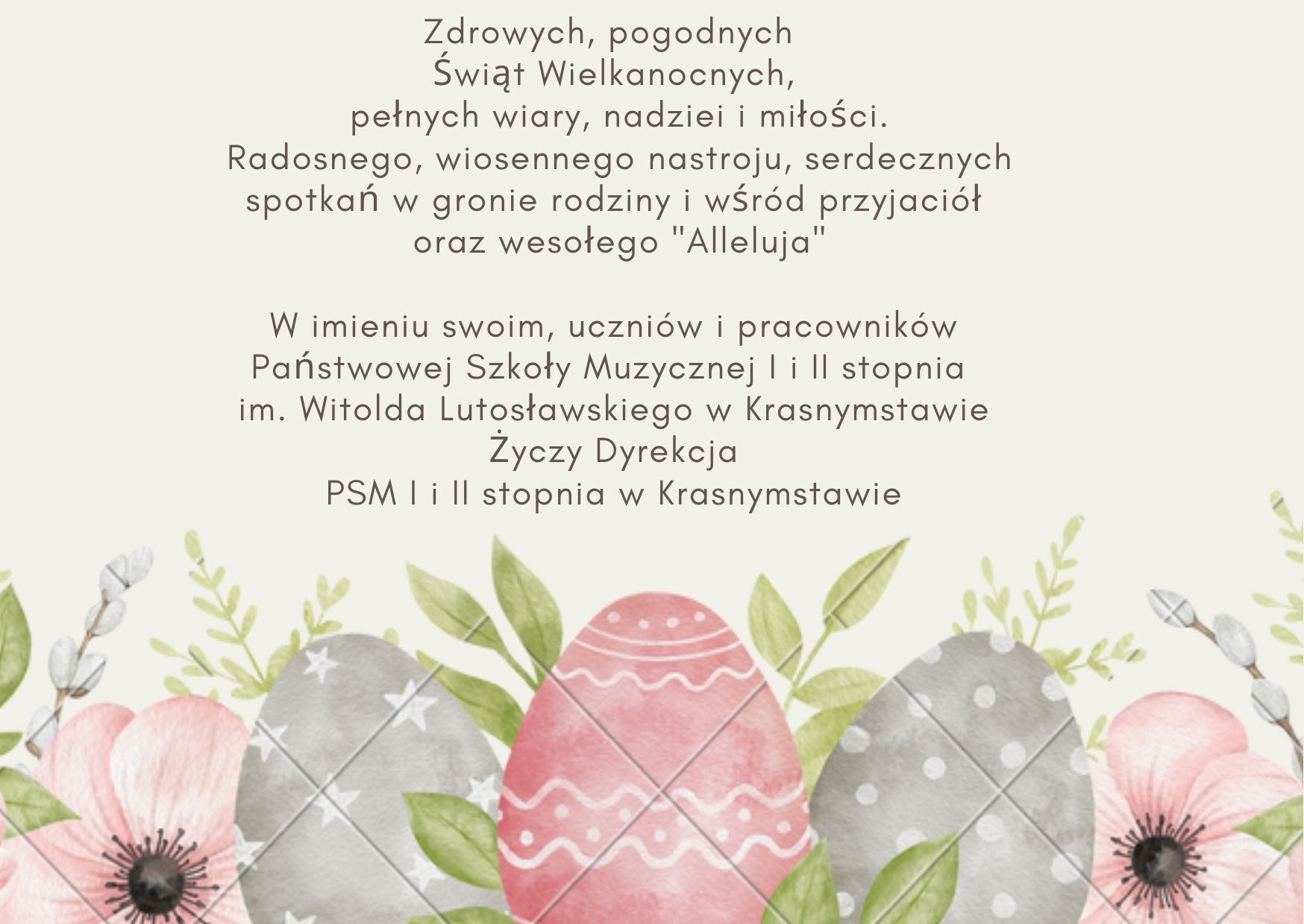 Życzenia wielkanocne