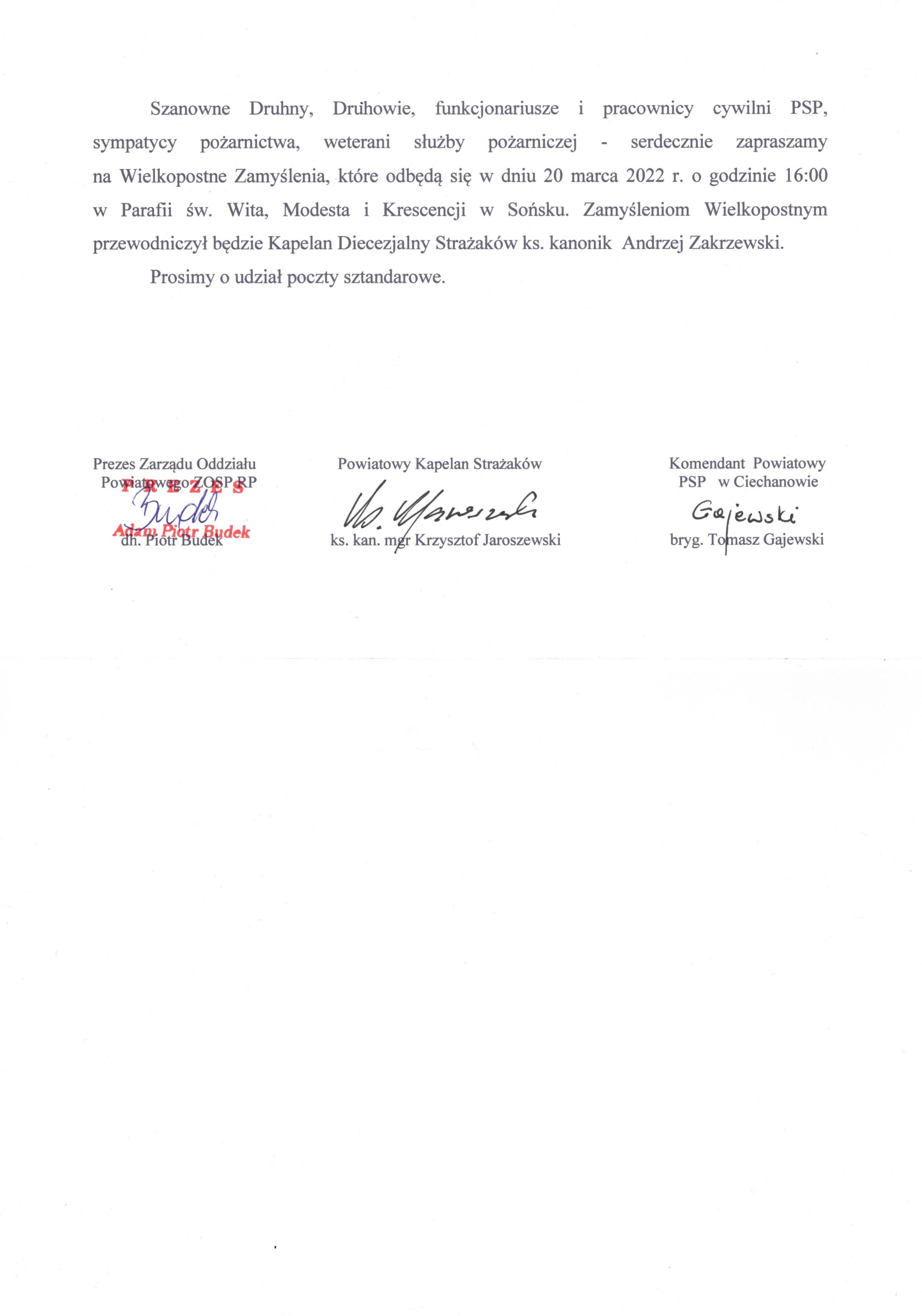 Wielkopostne Zamyślenia