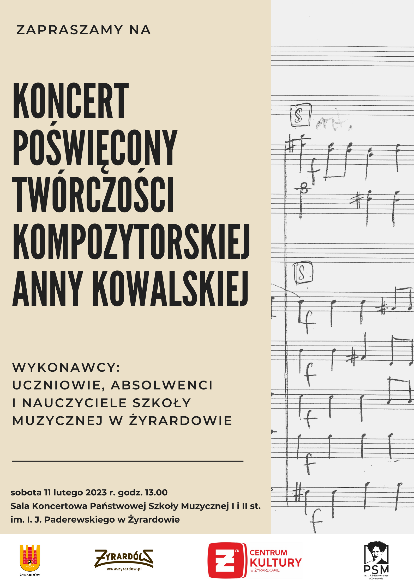 Plakat A.Kowalska