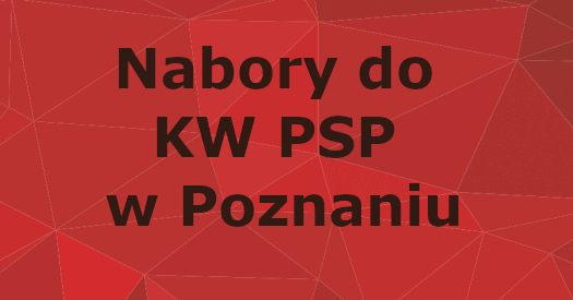 Nabory do KW PSP w Poznaniu