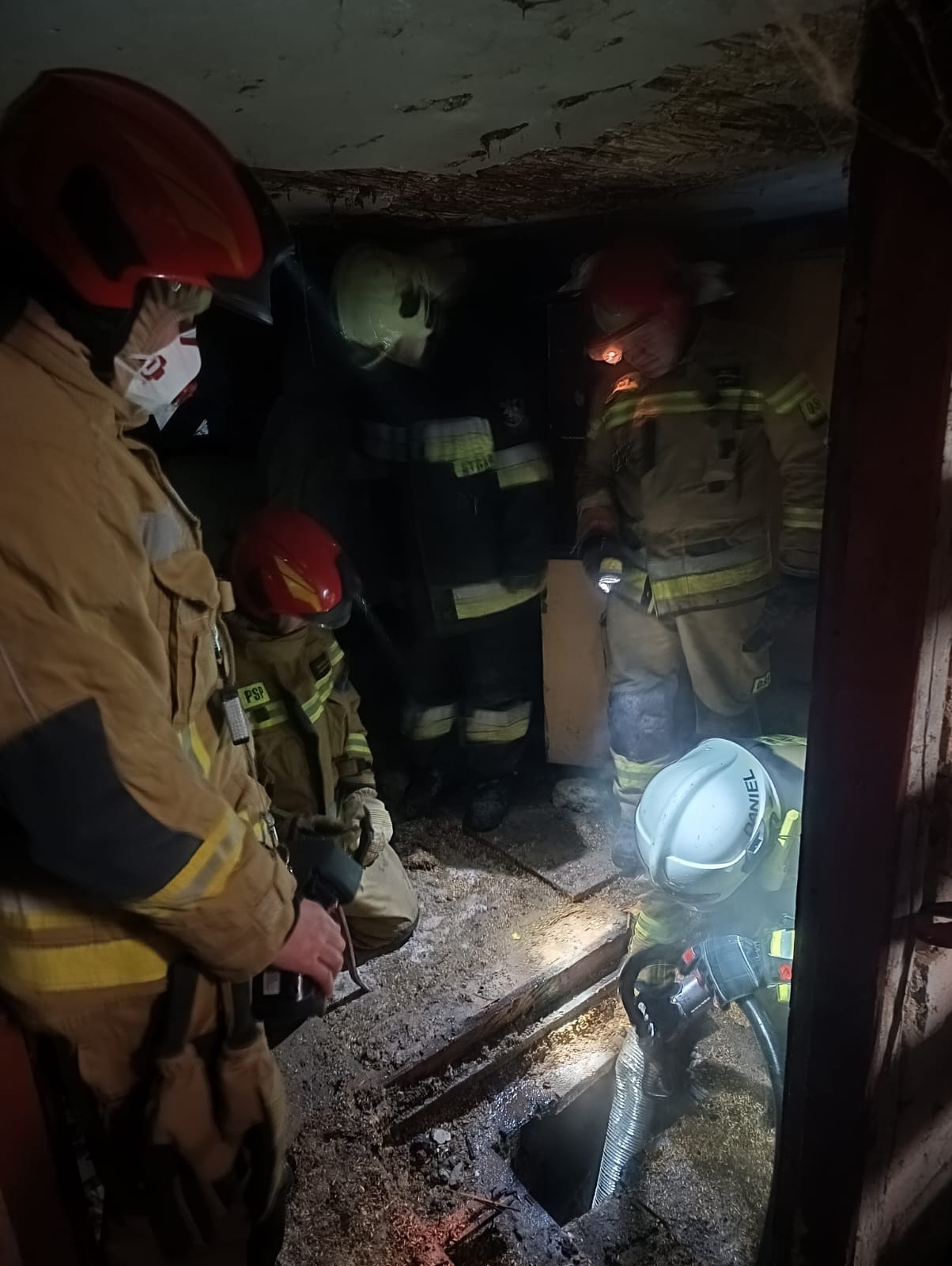 Pożar na poddaszu – gm. Frombork