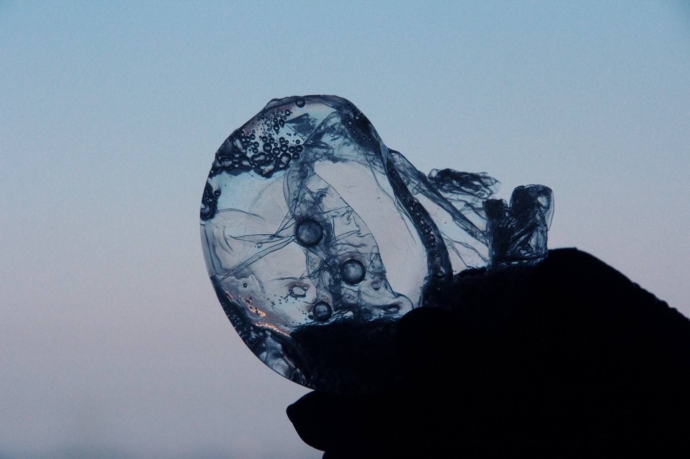 Bakteryjny polimer PHA wyprodukowany w naszym laboratorium. 