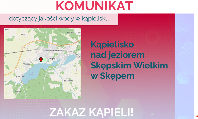 Jezioro w Skępem