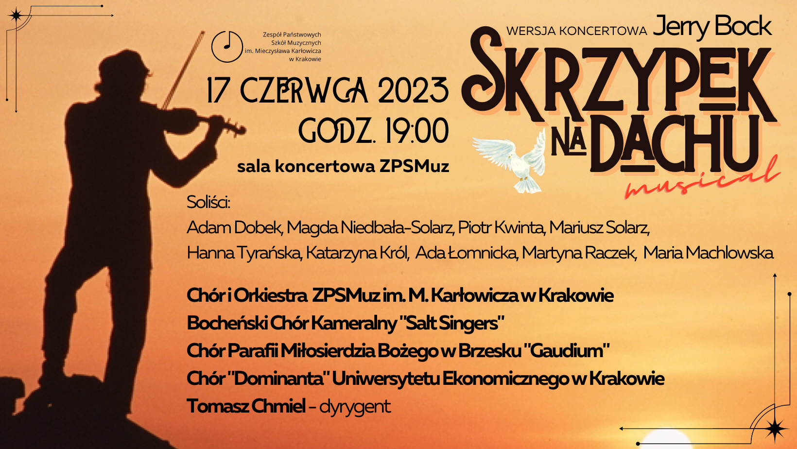 Plakat Skrzypek na Dachu