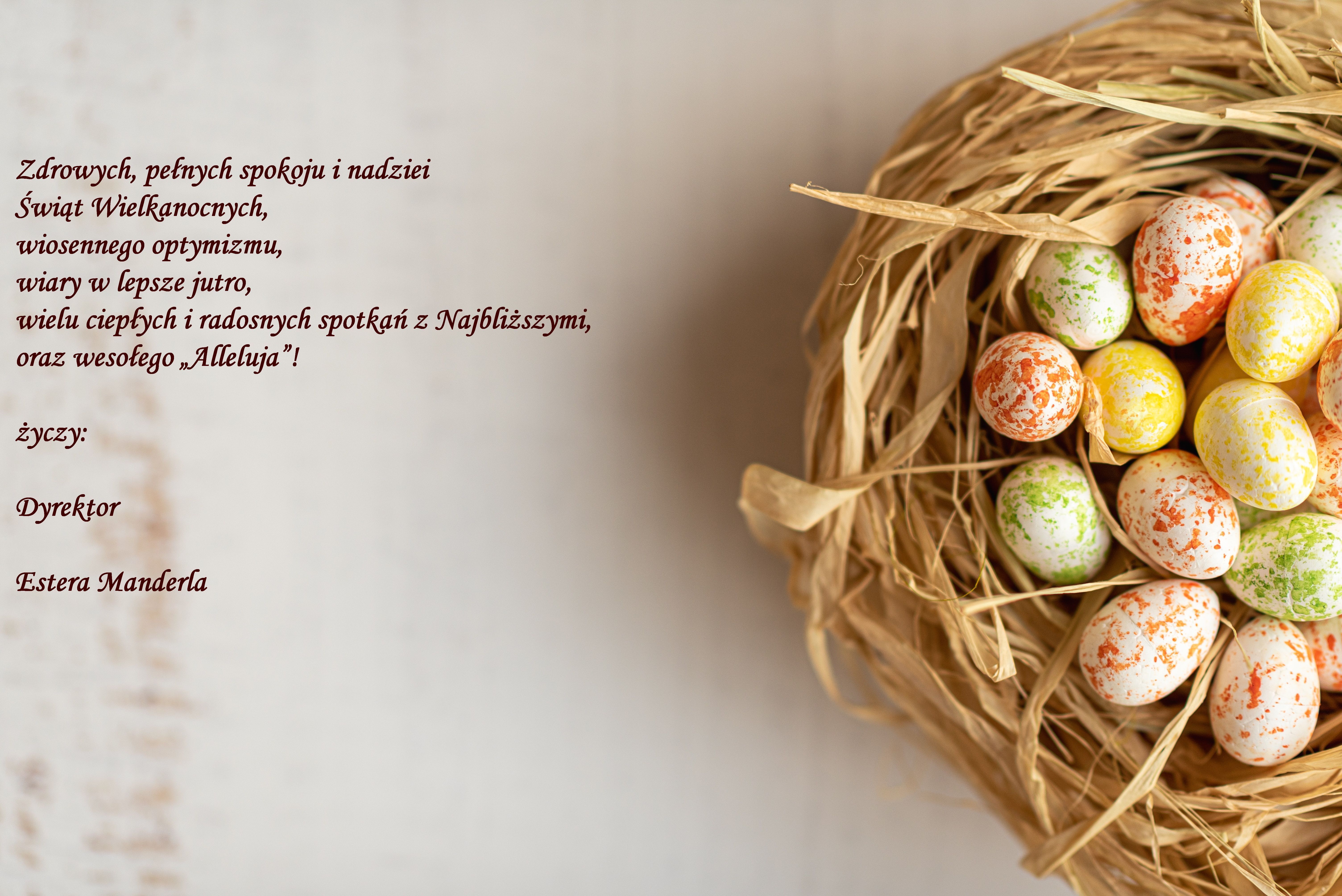 Życzenia od dyrekcji