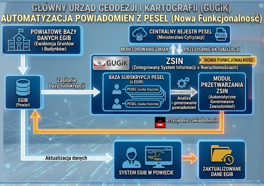 Schemat subskrypcji PESEL