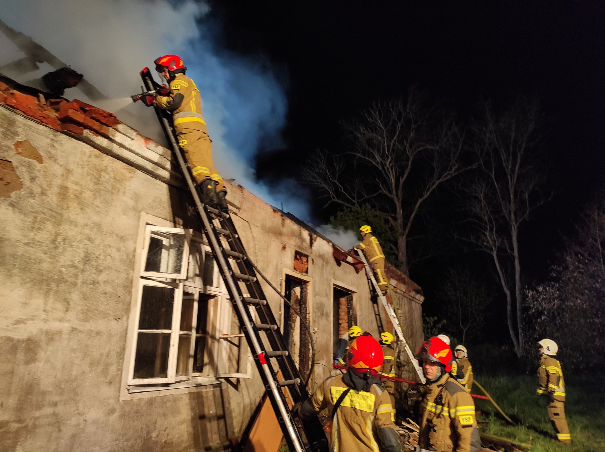 Pożar budynku mieszkalnego – Piotrowiec