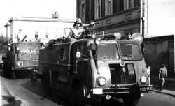 Pojazd typu Betford przystosowany dla pożarnictwa w Mielc.