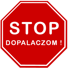 Znak stop dopalaczom