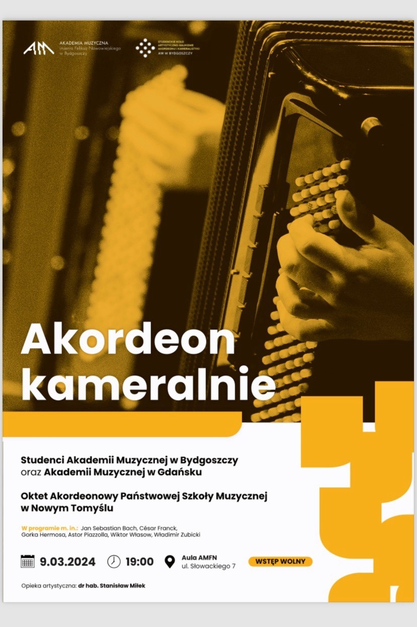 Plakat - Akordeon kamerlanie