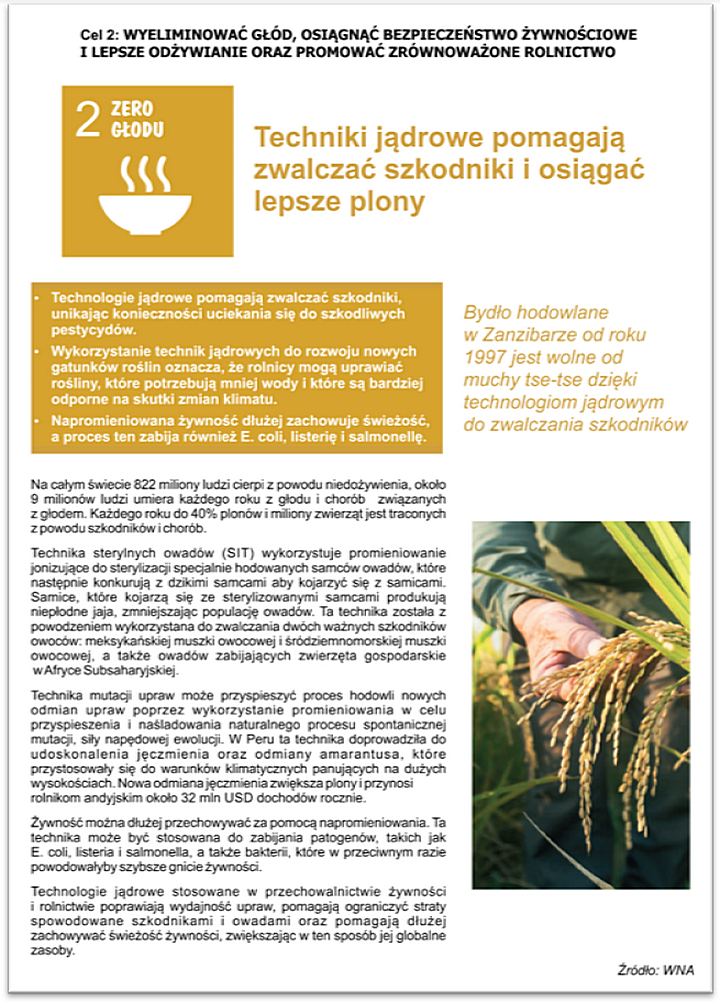 Techniki jądrowe pomagają zwalczać szkodniki