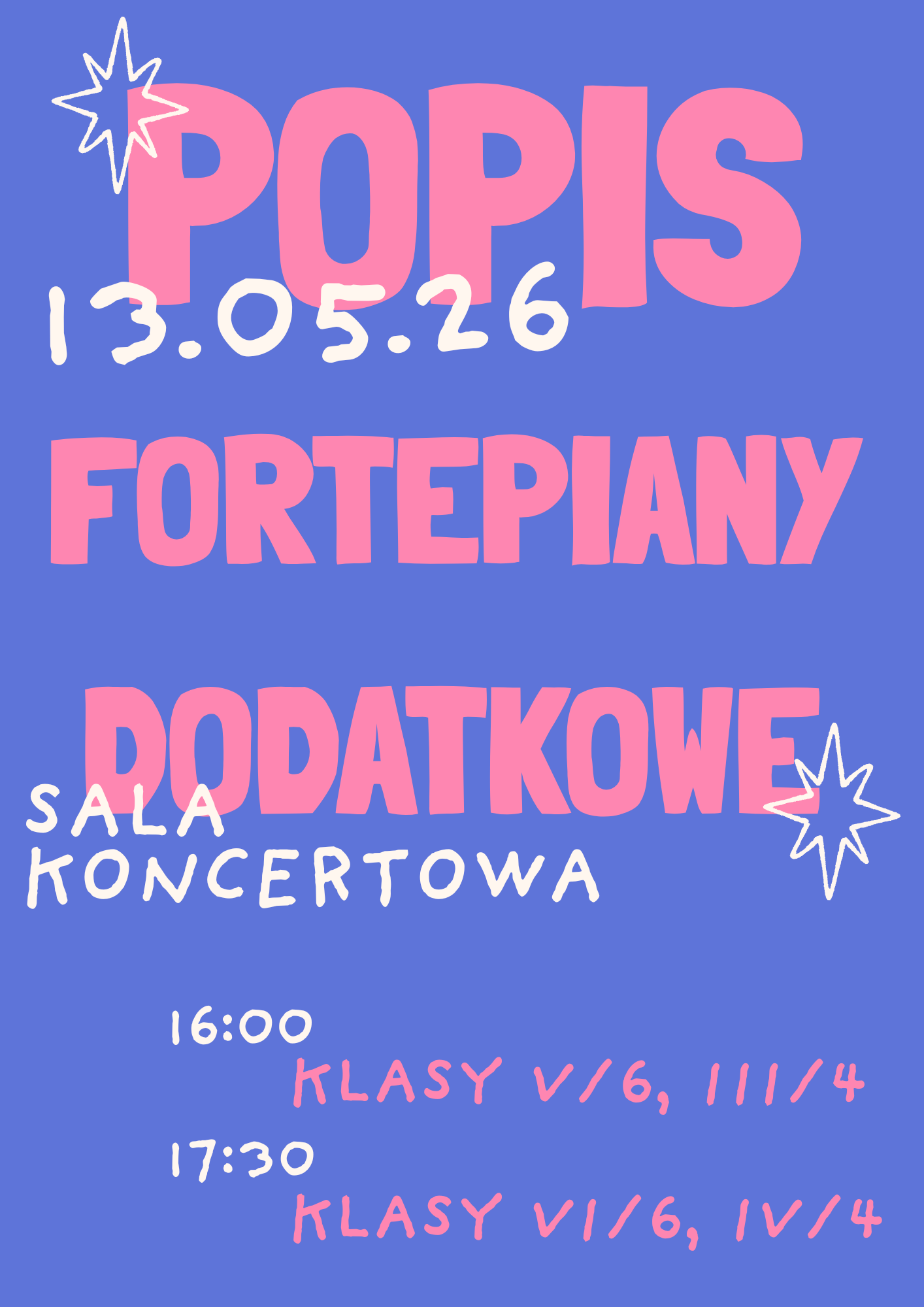 afisz na koncert