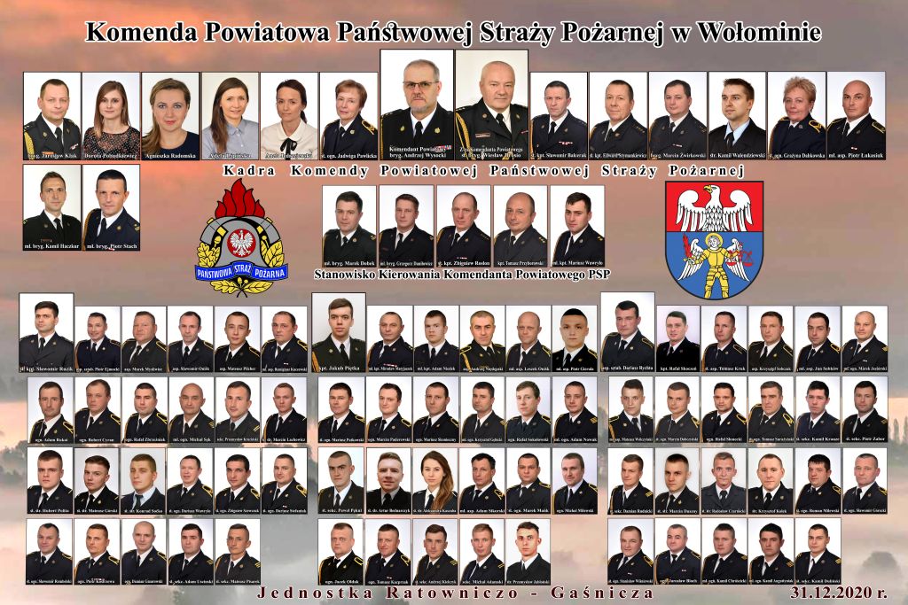 Strażacy KP PSP Wołomin 2020